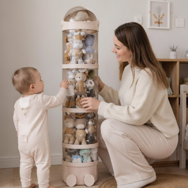👍 Promo Limitée ! Solution Verticale Rangement pour Peluche, Ne Traînez Pas !