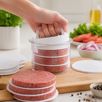 🔥 Stack & Store Burger Press Set – Buy 3 & Save