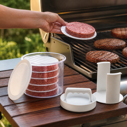 🔥 Stack & Store Burger Press Set – Buy 3 & Save