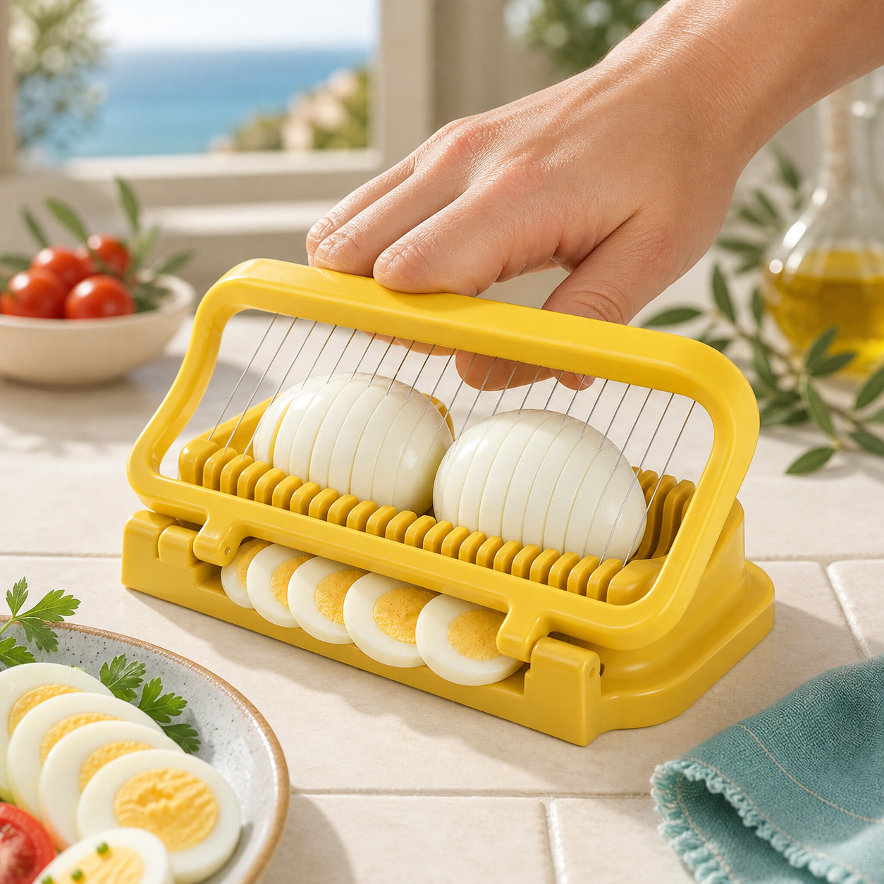 🍳 One-Press Multi-Food Slicer 3-Pack — Perfect Slices in Seconds