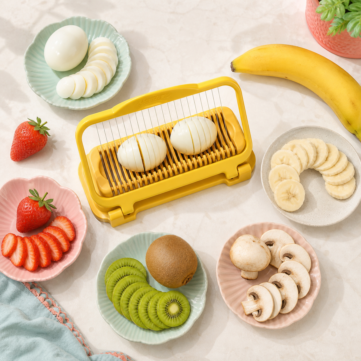 🍳 One-Press Multi-Food Slicer 3-Pack — Perfect Slices in Seconds