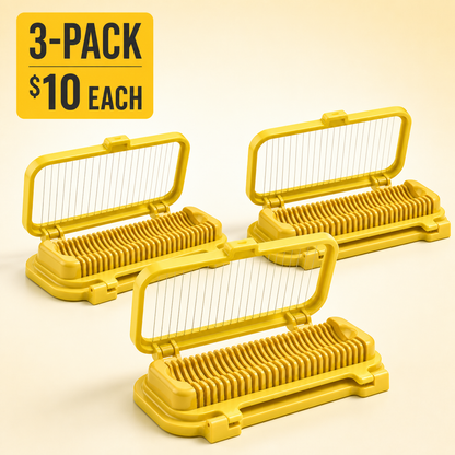 🍳 One-Press Multi-Food Slicer 3-Pack — Perfect Slices in Seconds